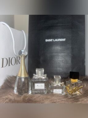 Dior/YSL/Saint Laurent Perfume Bottles for Display (Libre, Miss Dior, Jadore)